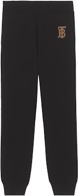 (W) Burberry SS22 經典字母標誌羊絨混紡運動長褲 黑色 80527361 Buy (W) Burberry SS22 經典字母標誌羊絨混紡運動長褲 黑色 80527361