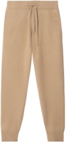 (Women) Burberry SS22 Monogram Cashmere Cotton Joggers Beige. 80571441 (Women) Burberry SS22 Monogram Cashmere Cotton Joggers Beige. 80571441