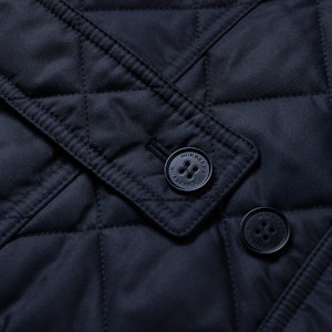 (W) 버버리 SS22 퀼팅 코튼 재킷 네이비 블루 80530481 Details for (W) 버버리 SS22 퀼팅 코튼 재킷 네이비 블루 80530481