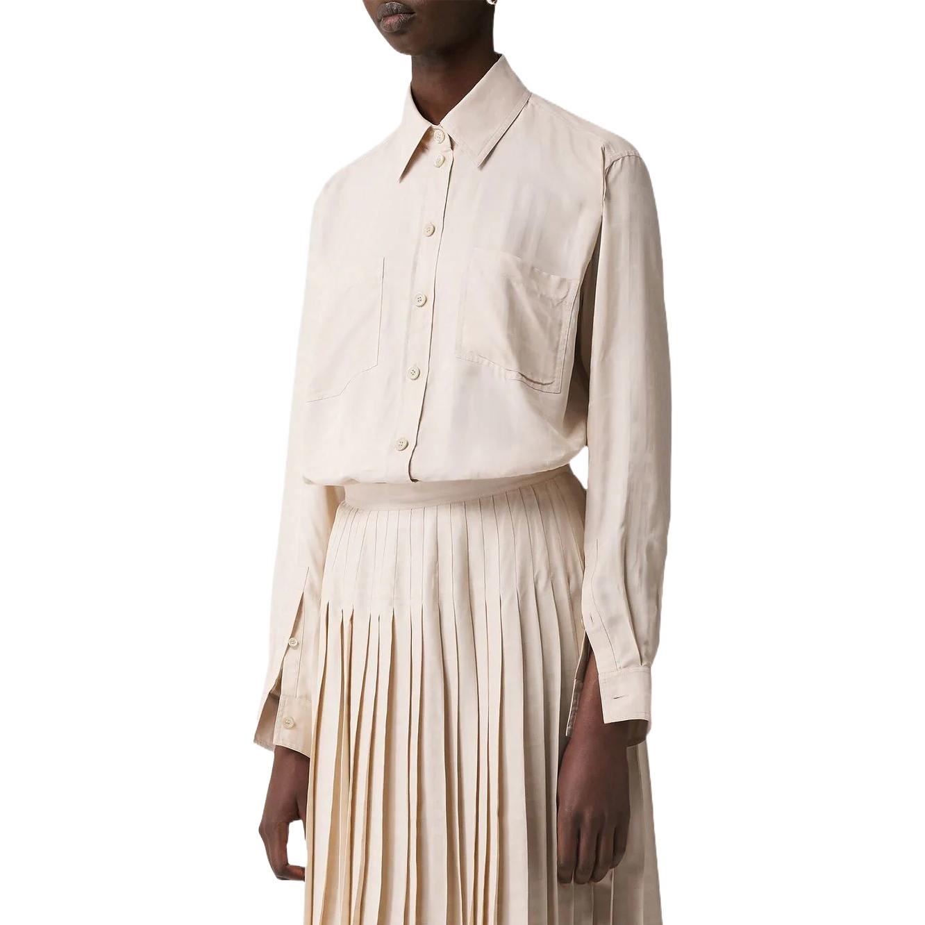 (Women) Burberry SS22  Shirt Light Brown 80547291 圖 4