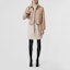 Shop (W) Burberry SS22 Chaqueta Corta Acolchada Beige Abrigo Recto de Un Solo Botón 80565751