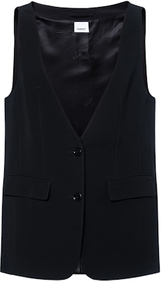 (Women) Burberry SS22 Sleeveless Cardigan Vest with Pockets Black 80545031 Buy (Women) Burberry SS22 Sleeveless Cardigan Vest with Pockets Black 80545031