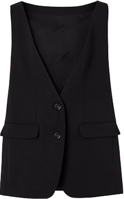 (Women) Burberry SS22 Sleeveless Cardigan Vest with Pockets Black 80545031 Order (Women) Burberry SS22 Sleeveless Cardigan Vest with Pockets Black 80545031