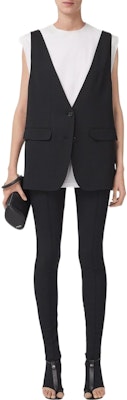 (Women) Burberry SS22 Sleeveless Cardigan Vest with Pockets Black 80545031 Lookbook (Women) Burberry SS22 Sleeveless Cardigan Vest with Pockets Black 80545031