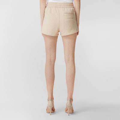 (Women) Burberry SS22 Solid Color Shorts with Embroidered Logo in Soft Taupe. 80521181 Shop (Women) Burberry SS22 Solid Color Shorts with Embroidered Logo in Soft Taupe. 80521181