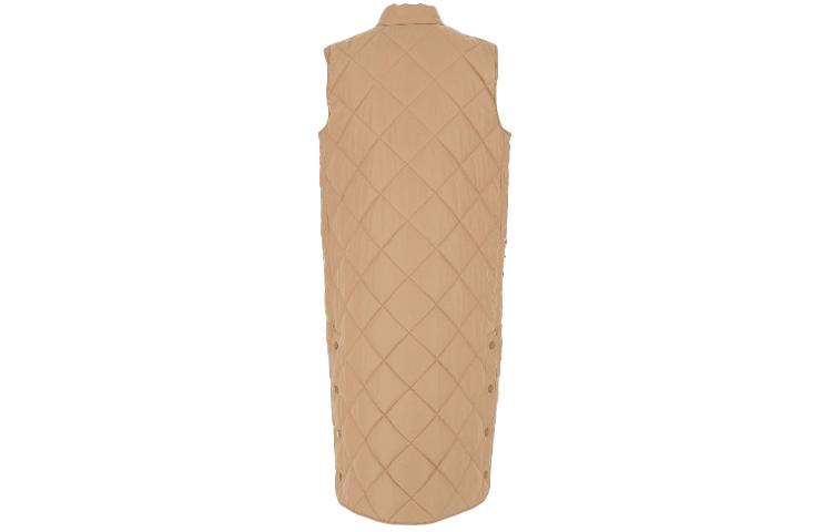 Lookbook (W) バーバリー SS22 ソリッド ロング シングルブレスト ベスト ライトベージュ. 80489881