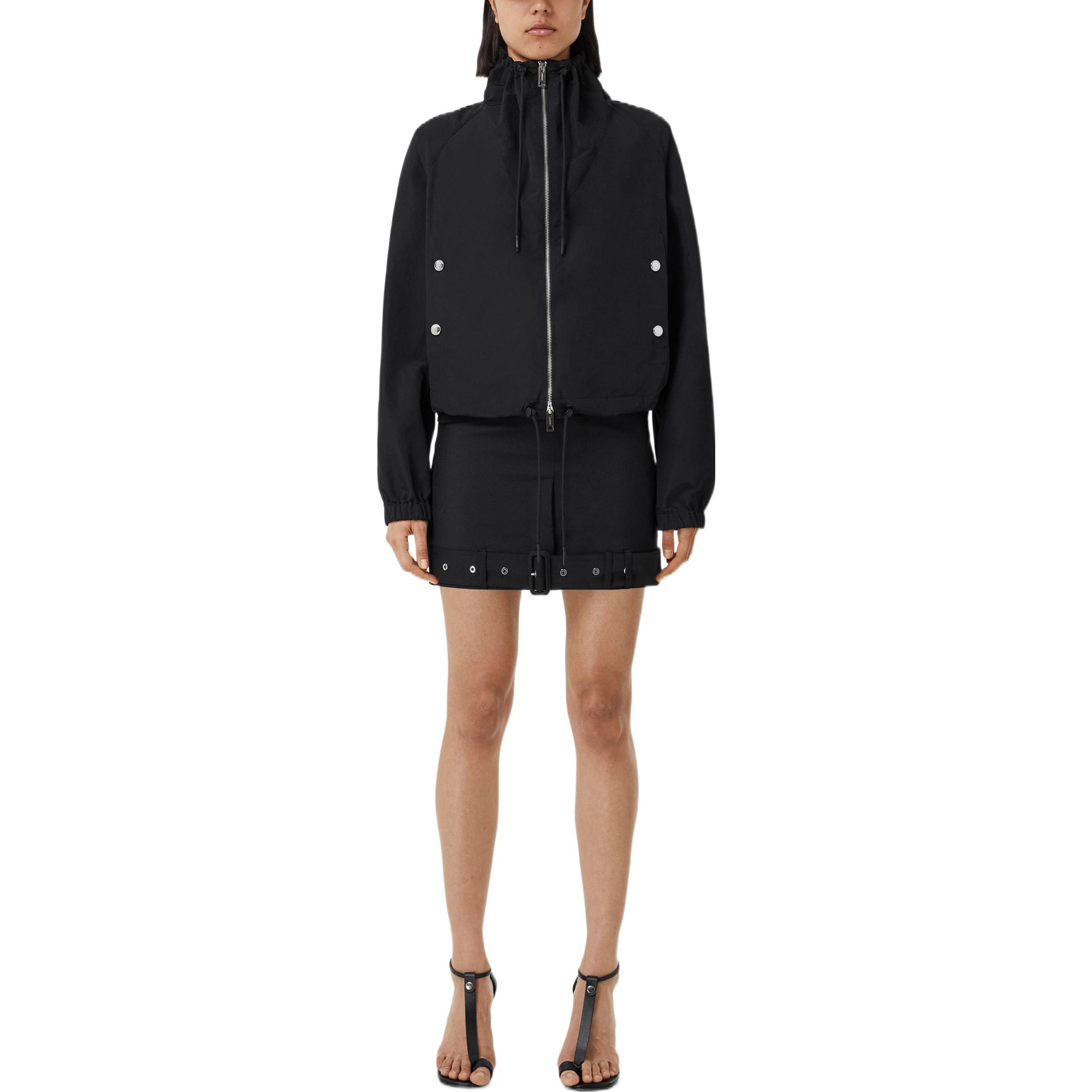 (Women) Burberry SS22 Black Square Print Zip Jacket 80505911 圖 3