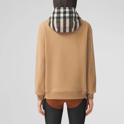 (W) 버버리 SS22 체크 코튼 루즈핏 후디 카멜 80577281 Purchase (W) 버버리 SS22 체크 코튼 루즈핏 후디 카멜 80577281