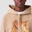 Details for (Women) Burberry SS22 Deer Print Cotton Hoodie Loose Fit Beige Brown. 80560521