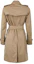 Shop (Women) Burberry SS22 Double-Breasted Mid-Length Trench Coat Khaki 80457741