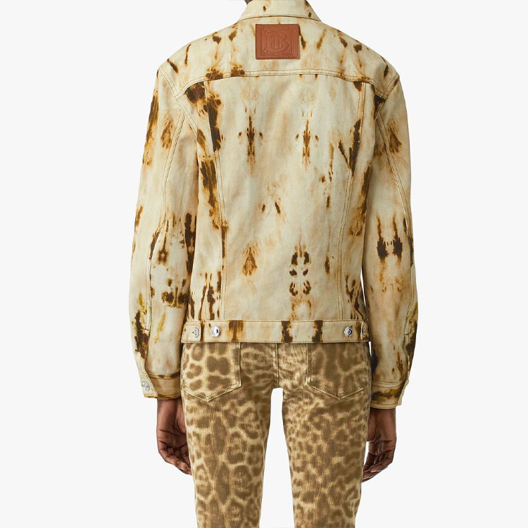 (Women) Burberry SS22 Faded Effect Long-Sleeve Denim Jacket Women’s Yellow. 80165481 圖 5