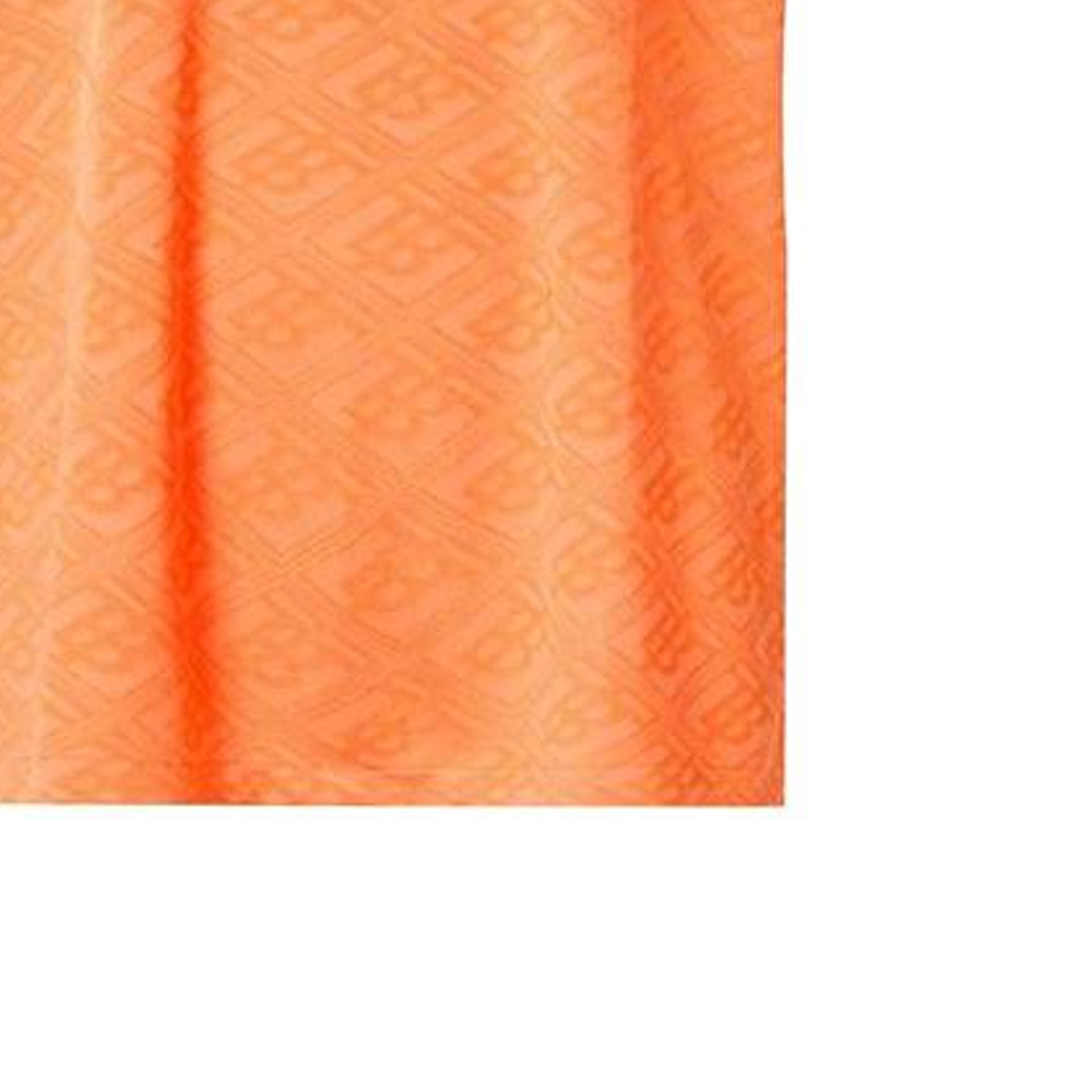 (Women) Burberry SS22 Jacquard Pattern Oversized Orange T-Shirt for Women 80302711 圖 5