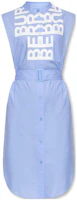 (Women) Burberry SS22 Light Blue Sleeveless Shirt Dress for Women 80525471 (Women) Burberry SS22 Light Blue Sleeveless Shirt Dress for Women 80525471