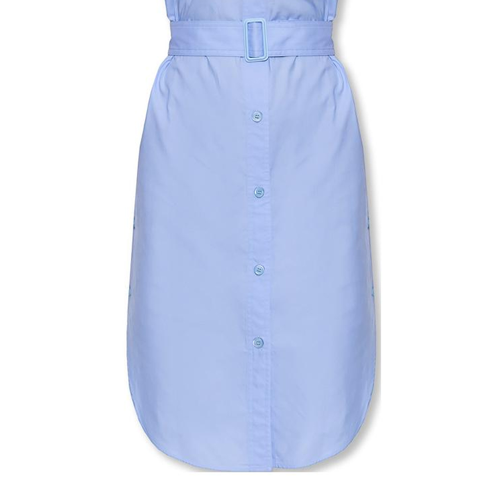 Details for (W) Burberry SS22 Dress Wanita Tanpa Lengan Biru Muda. 80525471