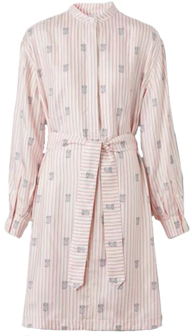women-burberry-ss-22-logo-print-belted-short-sleeve-dress-women-s-light-pink-80506351