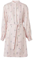 (Women) Burberry SS22 Logo Print Belted Short Sleeve Dress Women’s Light Pink. 80506351 (Women) Burberry SS22 Logo Print Belted Short Sleeve Dress Women’s Light Pink. 80506351
