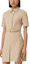 Purchase (W) Burberry SS22 Vestido Cinturón Monograma Mujer Marrón Suave Manga Corta. 80520141