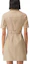 Details for (W) Burberry SS22 Vestido Cinturón Monograma Mujer Marrón Suave Manga Corta. 80520141