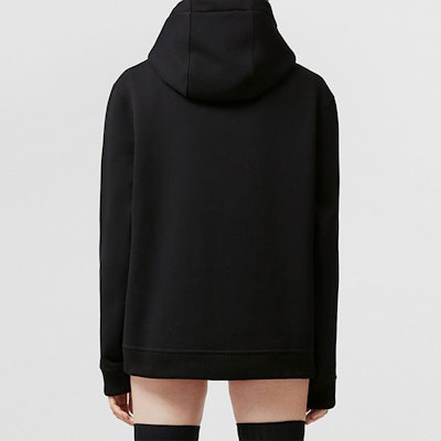 (Women) Burberry SS22 Oversized Monogram Hoodie Black Long-Sleeve Pullover 80573131 Purchase (Women) Burberry SS22 Oversized Monogram Hoodie Black Long-Sleeve Pullover 80573131