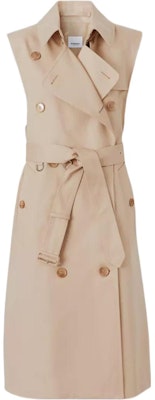 (Women) Burberry SS22 Sleeveless Belted Trench Coat Women’s Brown 80545751 Buy (Women) Burberry SS22 Sleeveless Belted Trench Coat Women’s Brown 80545751
