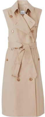 (Women) Burberry SS22 Sleeveless Belted Trench Coat Women’s Brown 80545751 Order (Women) Burberry SS22 Sleeveless Belted Trench Coat Women’s Brown 80545751