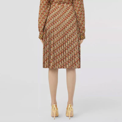 (W) Burberry SS22 Skirt Cetakan Harimau Warna Campur Madu Beige Skirt Kasual. 80515701 Shop (W) Burberry SS22 Skirt Cetakan Harimau Warna Campur Madu Beige Skirt Kasual. 80515701