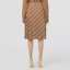 Shop (W) Burberry SS22 Skirt Cetakan Harimau Warna Campur Madu Beige Skirt Kasual. 80515701