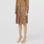 Purchase (W) Burberry SS22 Skirt Cetakan Harimau Warna Campur Madu Beige Skirt Kasual. 80515701