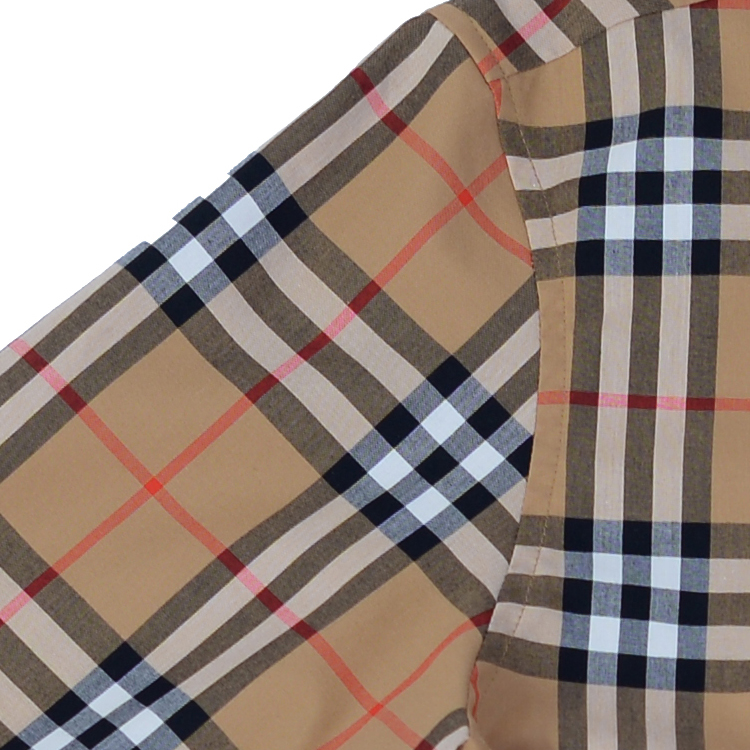 (Women) Burberry SS23  Beige Checkered Long-Sleeve Shirt. 80687071 圖 9