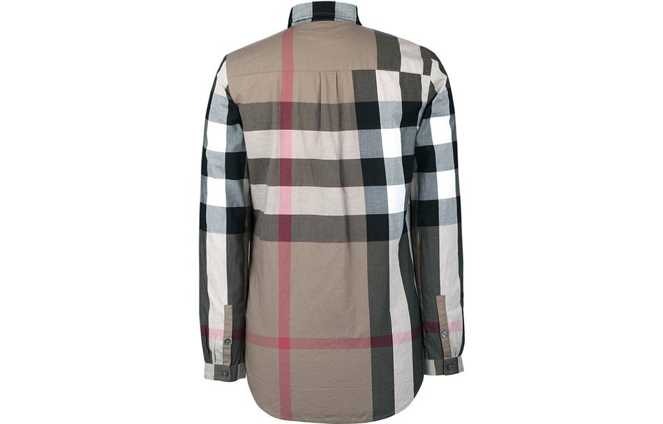 (Women) Burberry SS23  Black Check Pullover Long Sleeve Casual Shirt. 3956504 圖 3