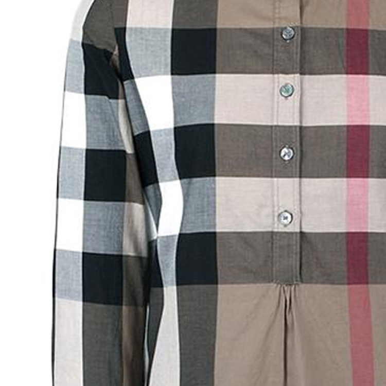 (Women) Burberry SS23  Black Check Pullover Long Sleeve Casual Shirt. 3956504 圖 5