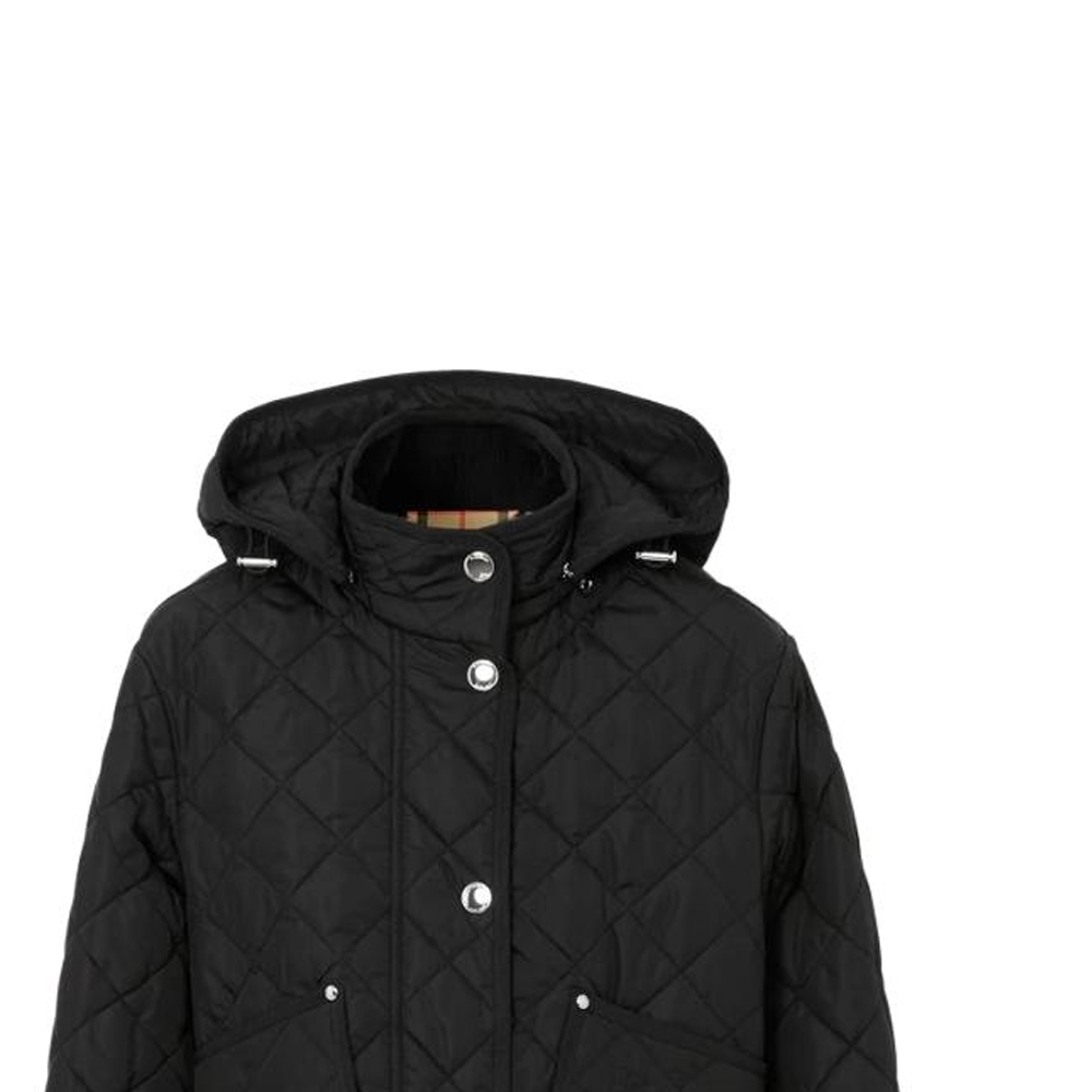 Sizing (Women) Burberry SS23  Black Diamond Quilted Jacket 80727981