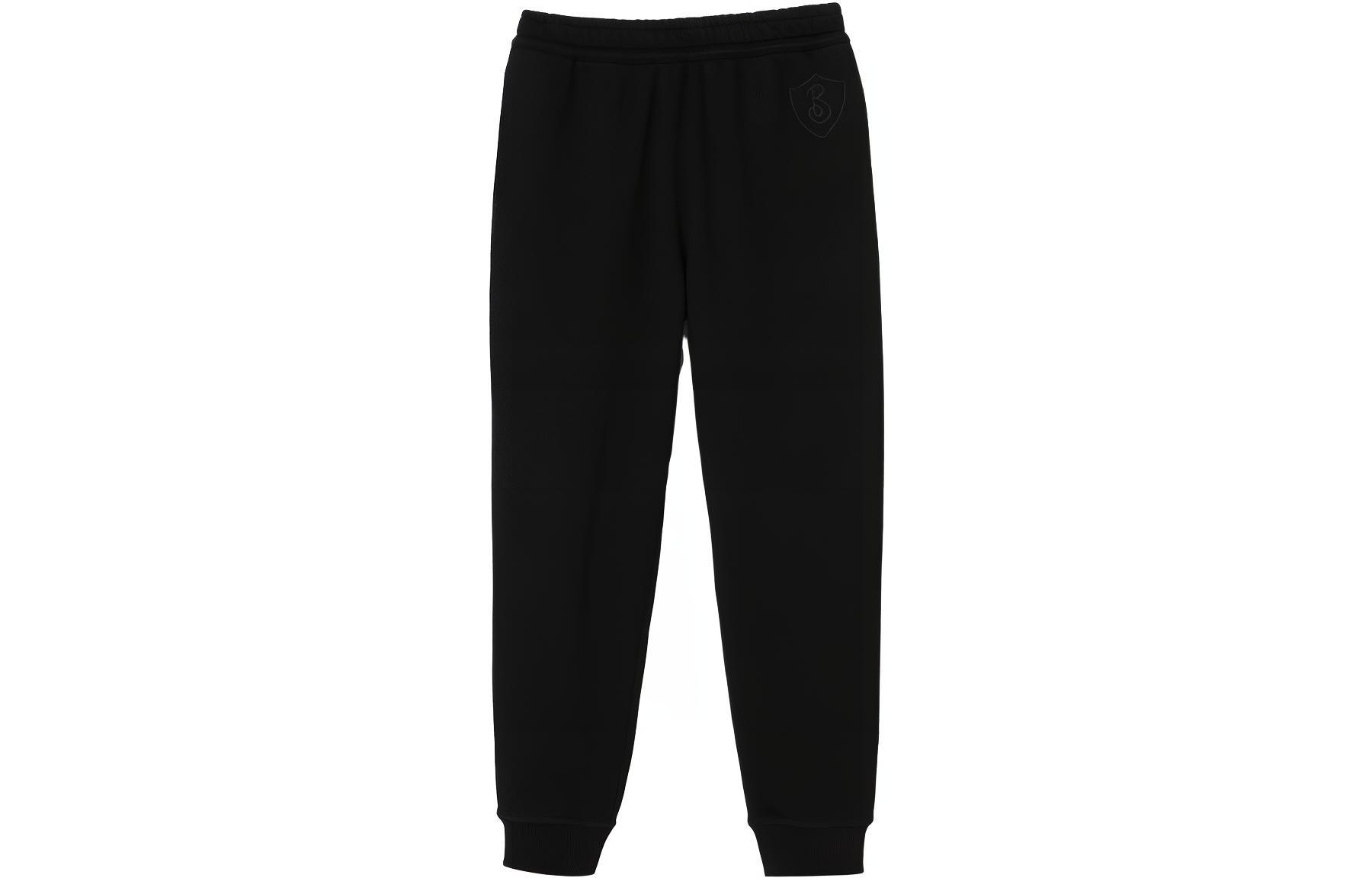 (Women) Burberry SS23  Black Embroidered Logo Jogger Sweatpants. 80700021