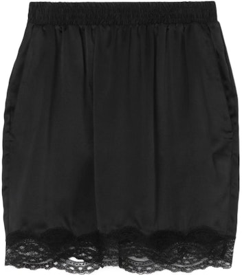 (W) 博柏利 SS23 黑色蕾丝拼接休闲短裙. 80677031 Order (W) 博柏利 SS23 黑色蕾丝拼接休闲短裙. 80677031
