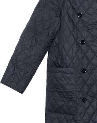 (W) Burberry SS23 Mantel Hitam Panjang Sedang Katun Double-Breasted. 80530441 Cheap (W) Burberry SS23 Mantel Hitam Panjang Sedang Katun Double-Breasted. 80530441