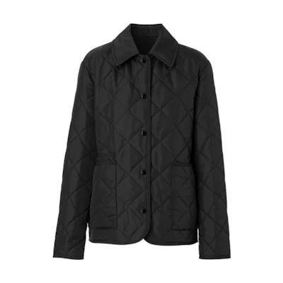 (Women) Burberry SS23 Black Quilted Jacket 80660781