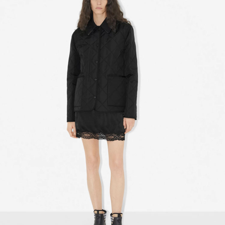 (Women) Burberry SS23  Black Quilted Jacket 80660781 圖 3