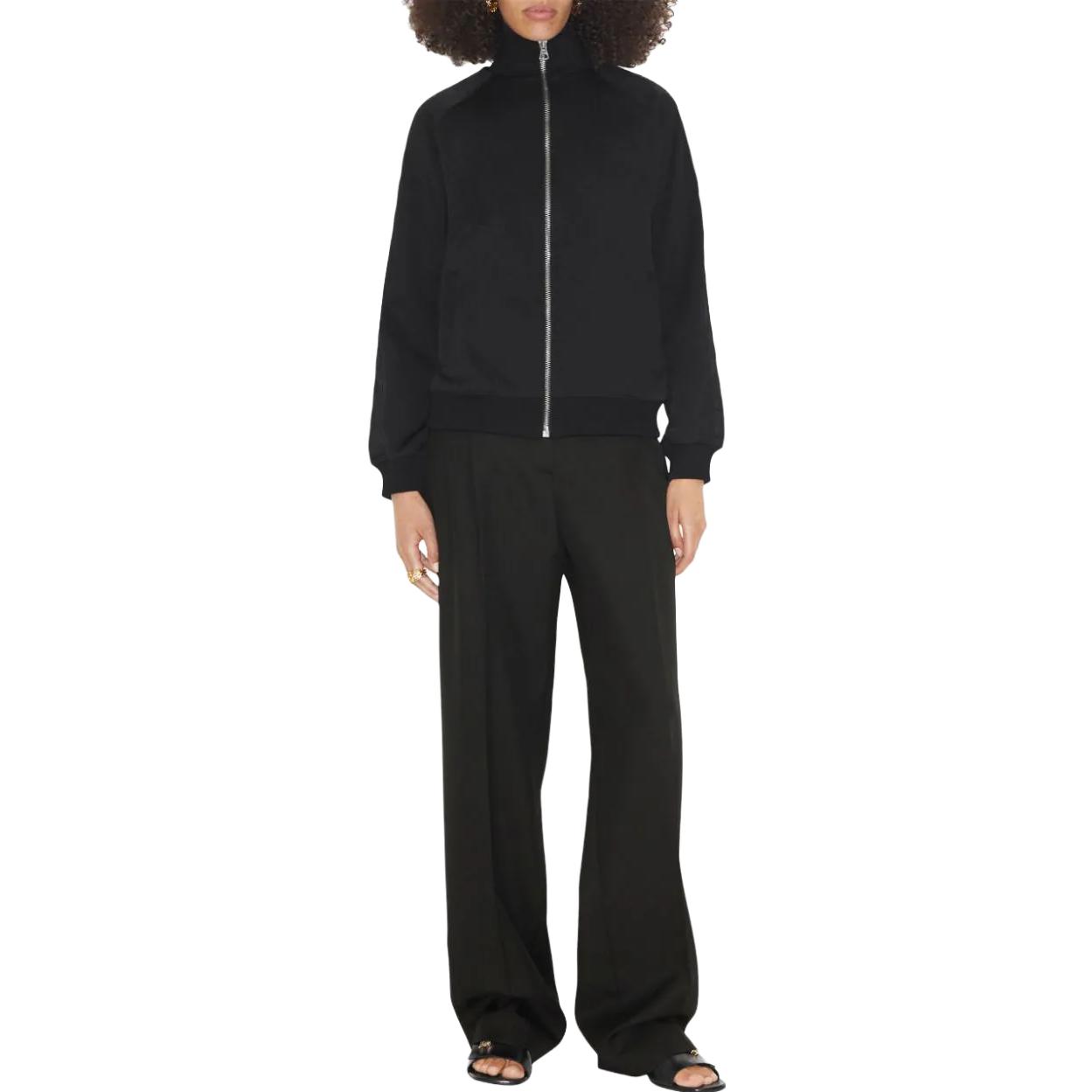 Lookbook (W) 博柏利 SS23 黑色纯色休闲飞行员夹克外套 80716671