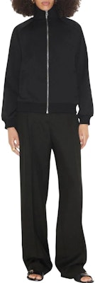 (W) 博柏利 SS23 黑色纯色休闲飞行员夹克外套 80716671 Lookbook (W) 博柏利 SS23 黑色纯色休闲飞行员夹克外套 80716671