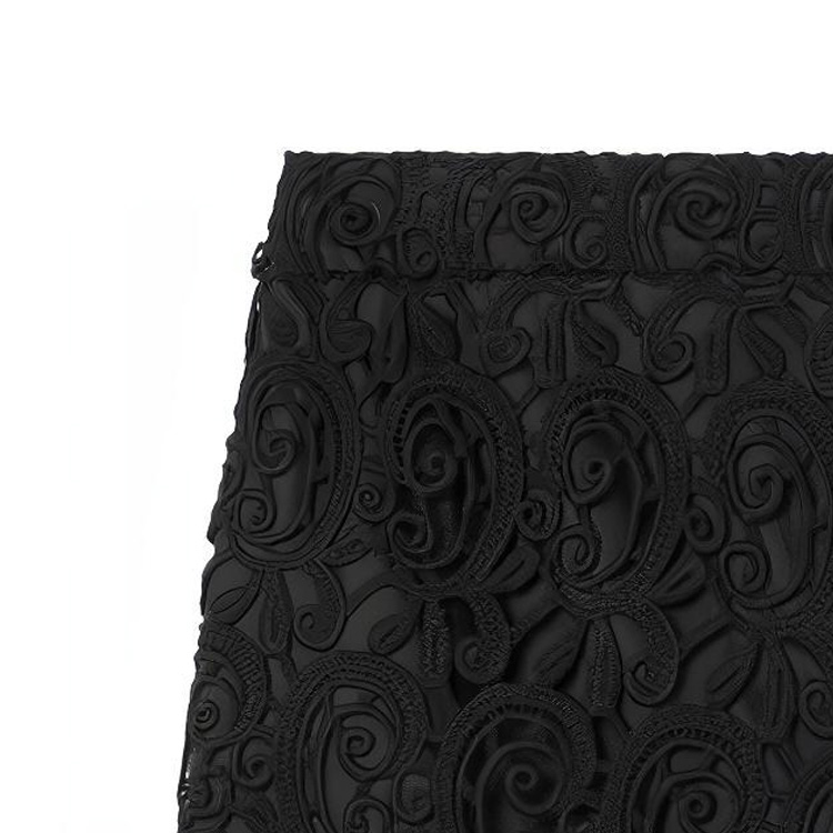 Lookbook (W) 博柏利 SS23 黑色纯色蕾丝休闲短裤 80671781