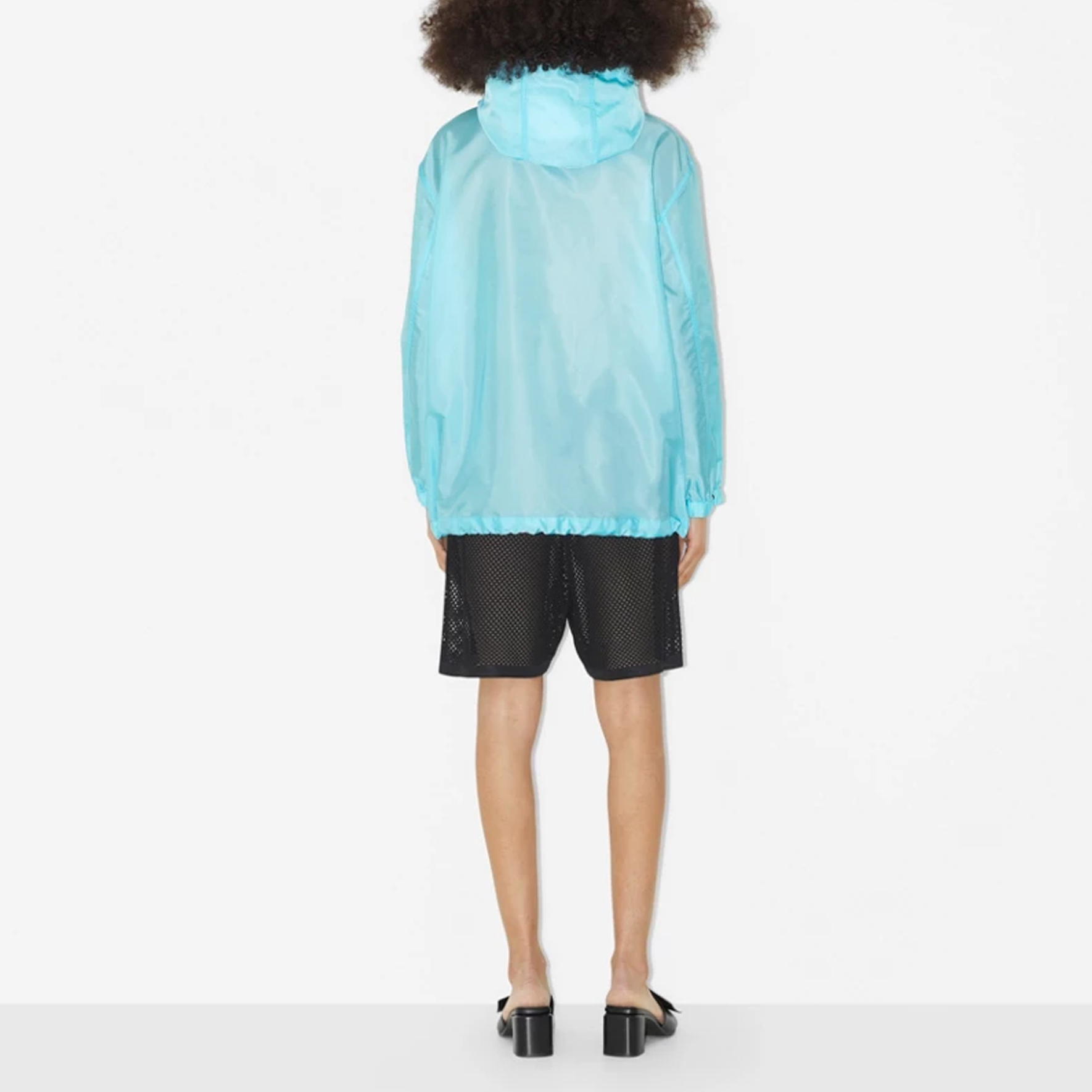 (Women) Burberry SS23  Blue Drawstring Jacket with Logo Patch and Pocket Design. 80714641 圖 4