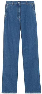 (W) 博柏利 SS23 蓝色宽松直筒拉链牛仔裤 80731101 Order (W) 博柏利 SS23 蓝色宽松直筒拉链牛仔裤 80731101