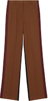 (Women) Burberry SS23 Brown High-Waisted Pleated Casual Trousers. 80650911 (Women) Burberry SS23 Brown High-Waisted Pleated Casual Trousers. 80650911