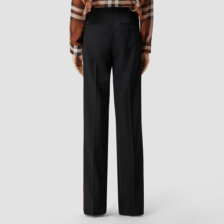 Shop (Women) Burberry SS23  Brown High-Waisted Pleated Casual Trousers. 80650911