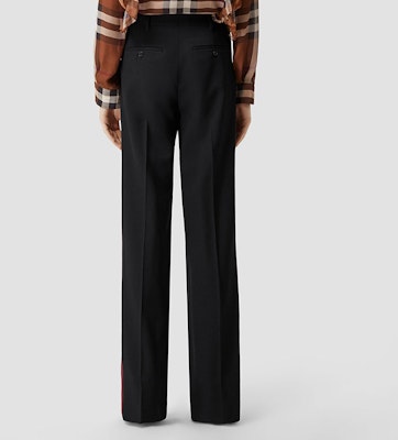 (Women) Burberry SS23 Brown High-Waisted Pleated Casual Trousers. 80650911 Shop (Women) Burberry SS23 Brown High-Waisted Pleated Casual Trousers. 80650911