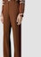 Details for (Women) Burberry SS23 Brown High-Waisted Pleated Casual Trousers. 80650911