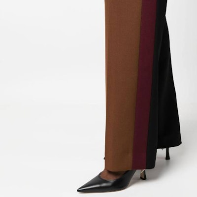 (Women) Burberry SS23 Brown High-Waisted Pleated Casual Trousers. 80650911 Cheap (Women) Burberry SS23 Brown High-Waisted Pleated Casual Trousers. 80650911
