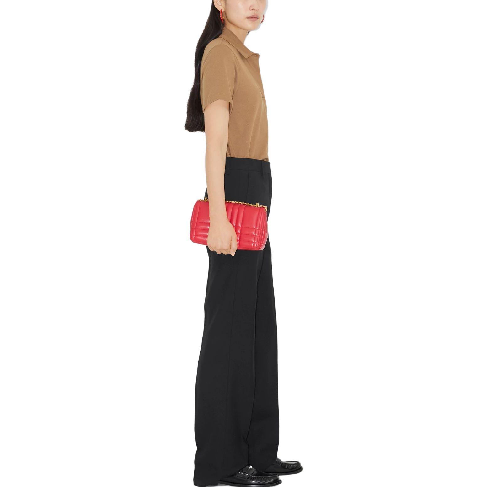 (Women) Burberry SS23  Brown Solid Casual Polo Shirt. 80663261 圖 5