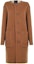Order (Women) Burberry SS23 Brown Solid Color Long Sleeve Knit Cardigan. 80686831