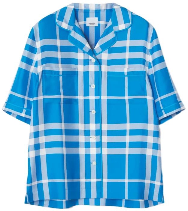 women-burberry-ss-23-check-silk-pajama-style-shirt-in-vibrant-blue-80658191
